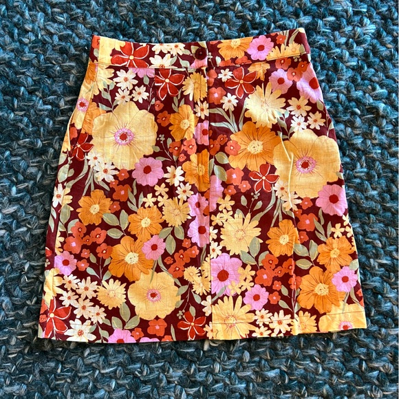 PRINCESS HIGHWAY “Gina” Linen Blend Skirt - Picture 6 of 14